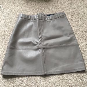New look petite faux leather skirt